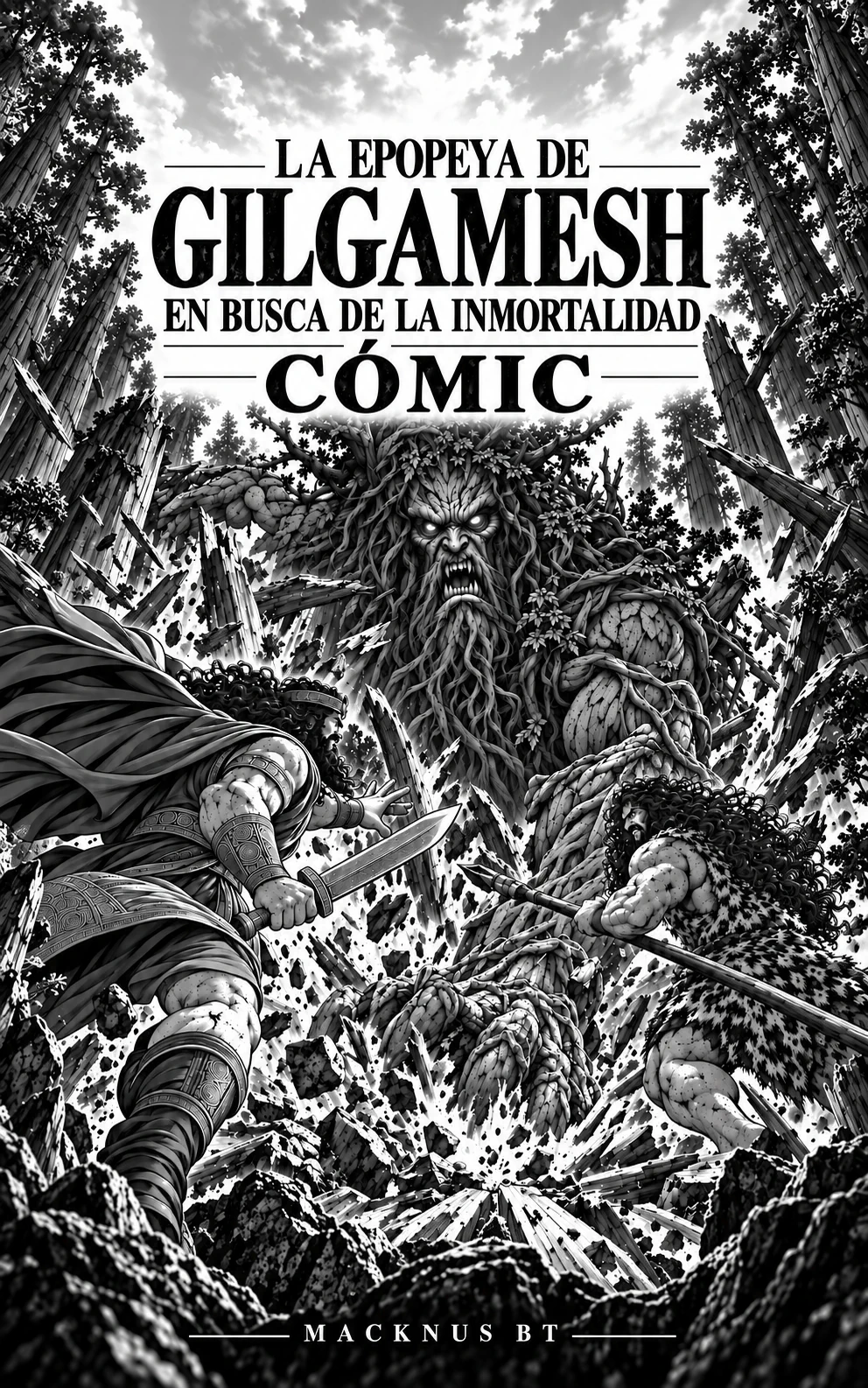 Portada de La epopeya de Gilgamesh: En busca de la inmortalidad